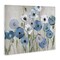 Stupell Industries Round Blue & White Poppies Canvas Wall Art Design by Sally Swatland